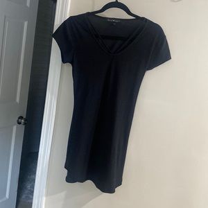 Black t shirt dress
